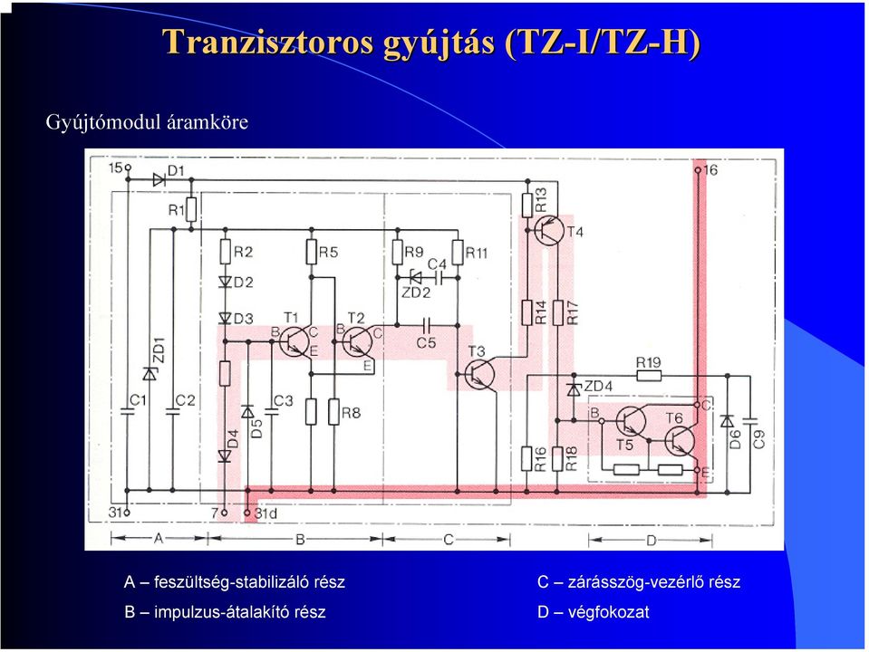 feszültség-stabilizáló rész B