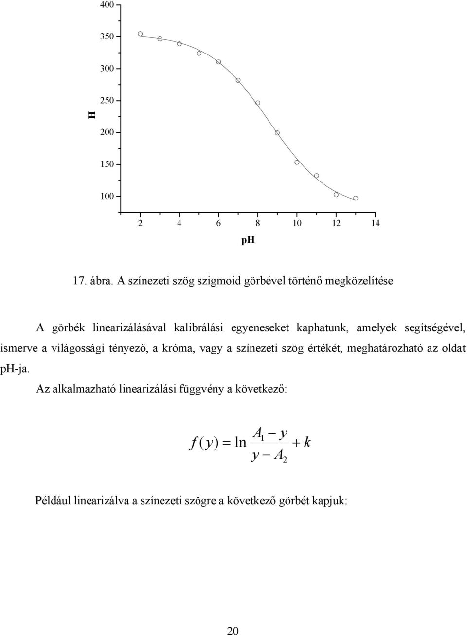 kaphatunk, amelyek segítségével, ismerve a világossági tényező, a króma, vagy a színezeti szög értékét,