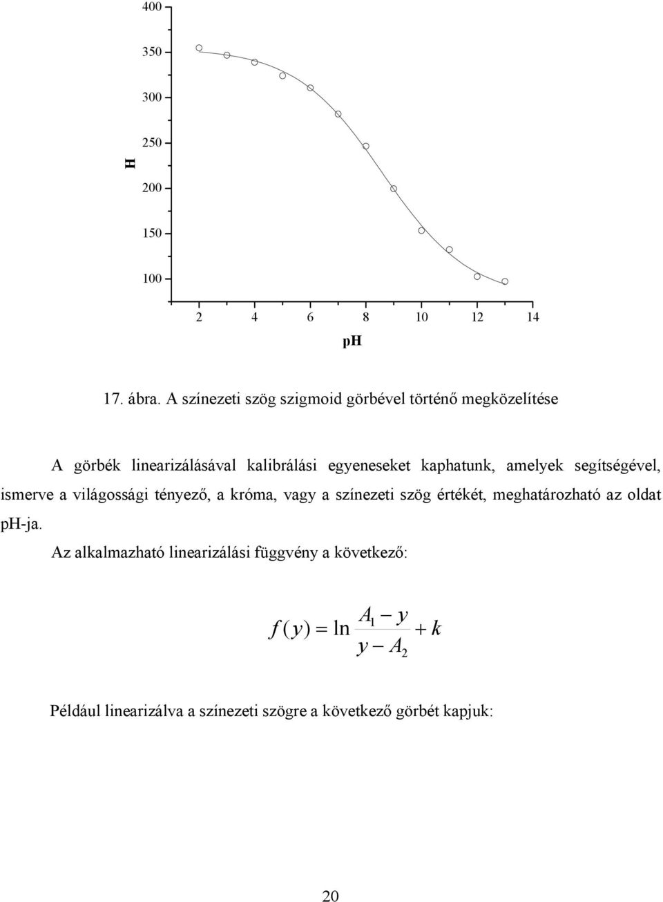 kaphatunk, amelyek segítségével, ismerve a világossági tényező, a króma, vagy a színezeti szög értékét,