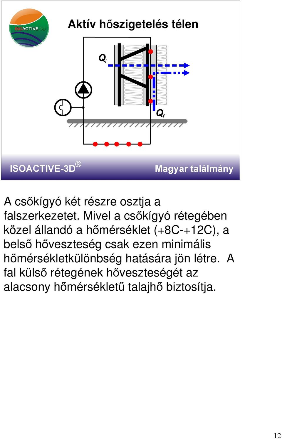 hőveszteség csak ezen minimális hőmérsékletkülönbség hatására jön létre.