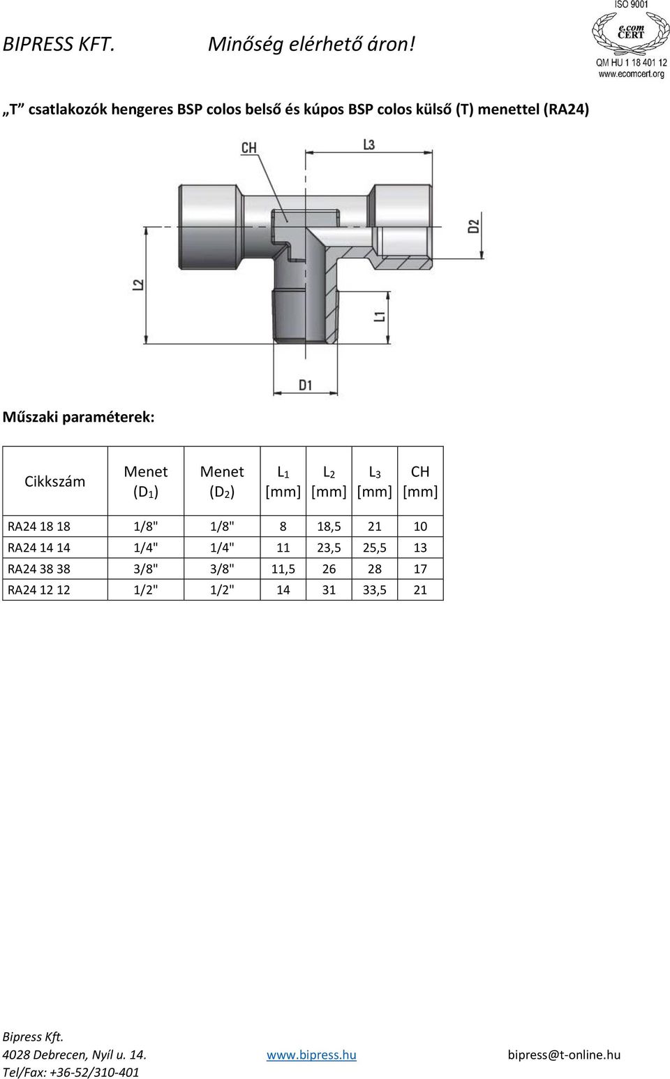 8 18,5 21 10 RA24 14 14 1/4" 1/4" 11 23,5 25,5 13 RA24