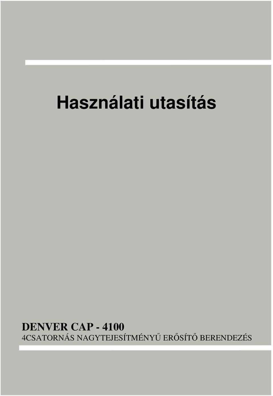 4CSATORNÁS
