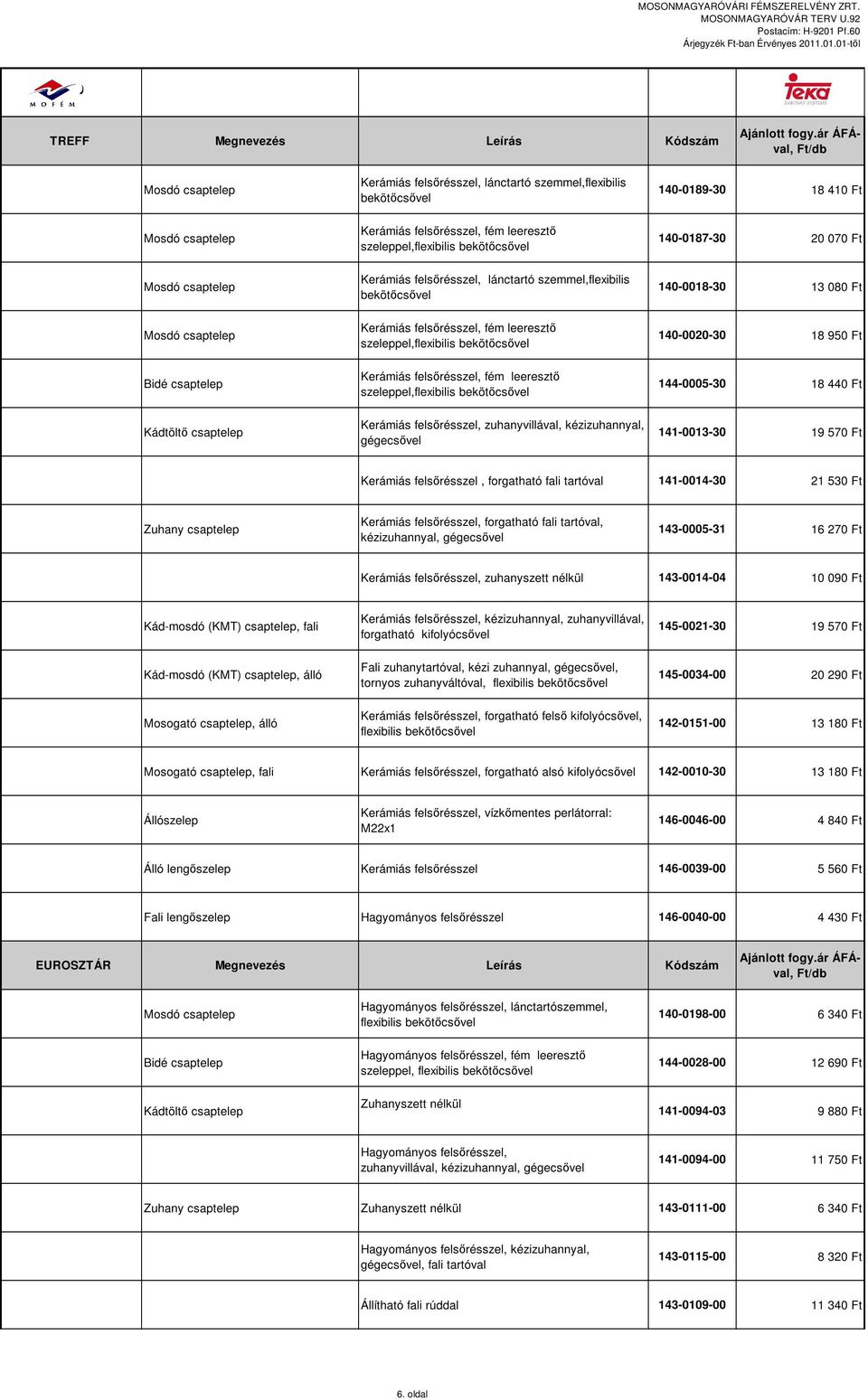 felsőrésszel, fém leeresztő szeleppel,flexibilis bekötőcsővel Kerámiás felsőrésszel, zuhanyvillával, kézizuhannyal, gégecsővel 140-0189-30 18 410 Ft 140-0187-30 20 070 Ft 140-0018-30 13 080 Ft