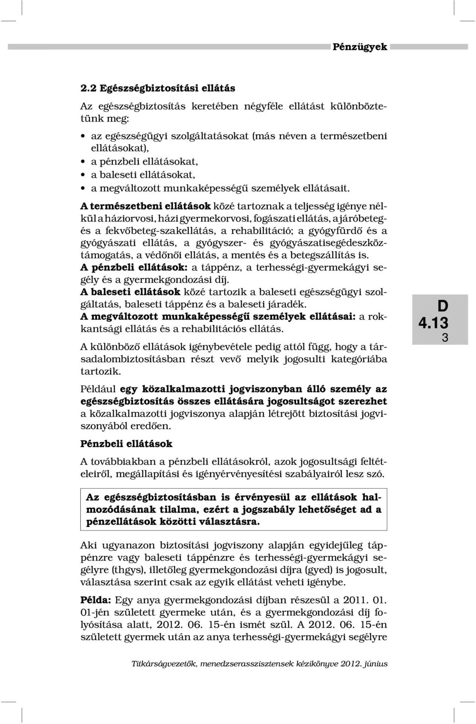 Az egészségbiztosítási ellátások - PDF Ingyenes letöltés