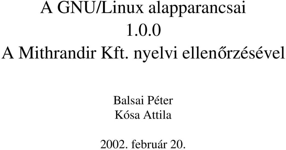 nyelvi ellenőrzésével Balsai