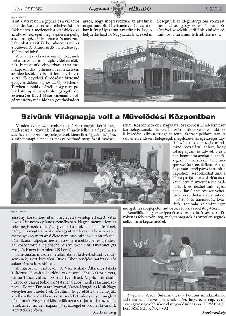 Nagykáta Város Önkormányzatának lapja V. évfolyam 9. szám október 20. III.  Káta Expo - PDF Free Download