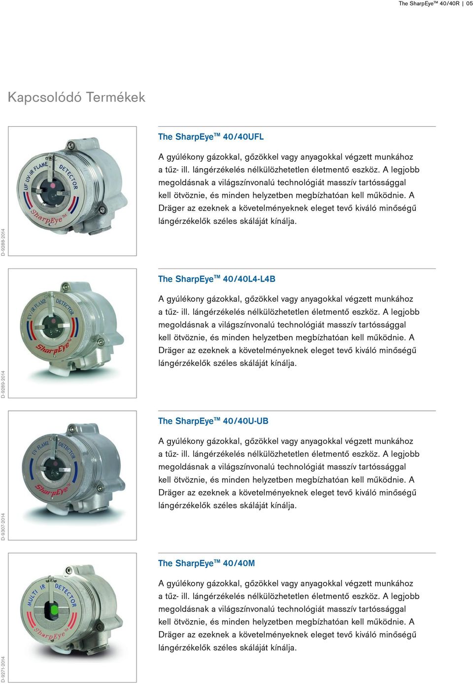 D-9288-2014 The SharpEye 40/40L4-L4B The