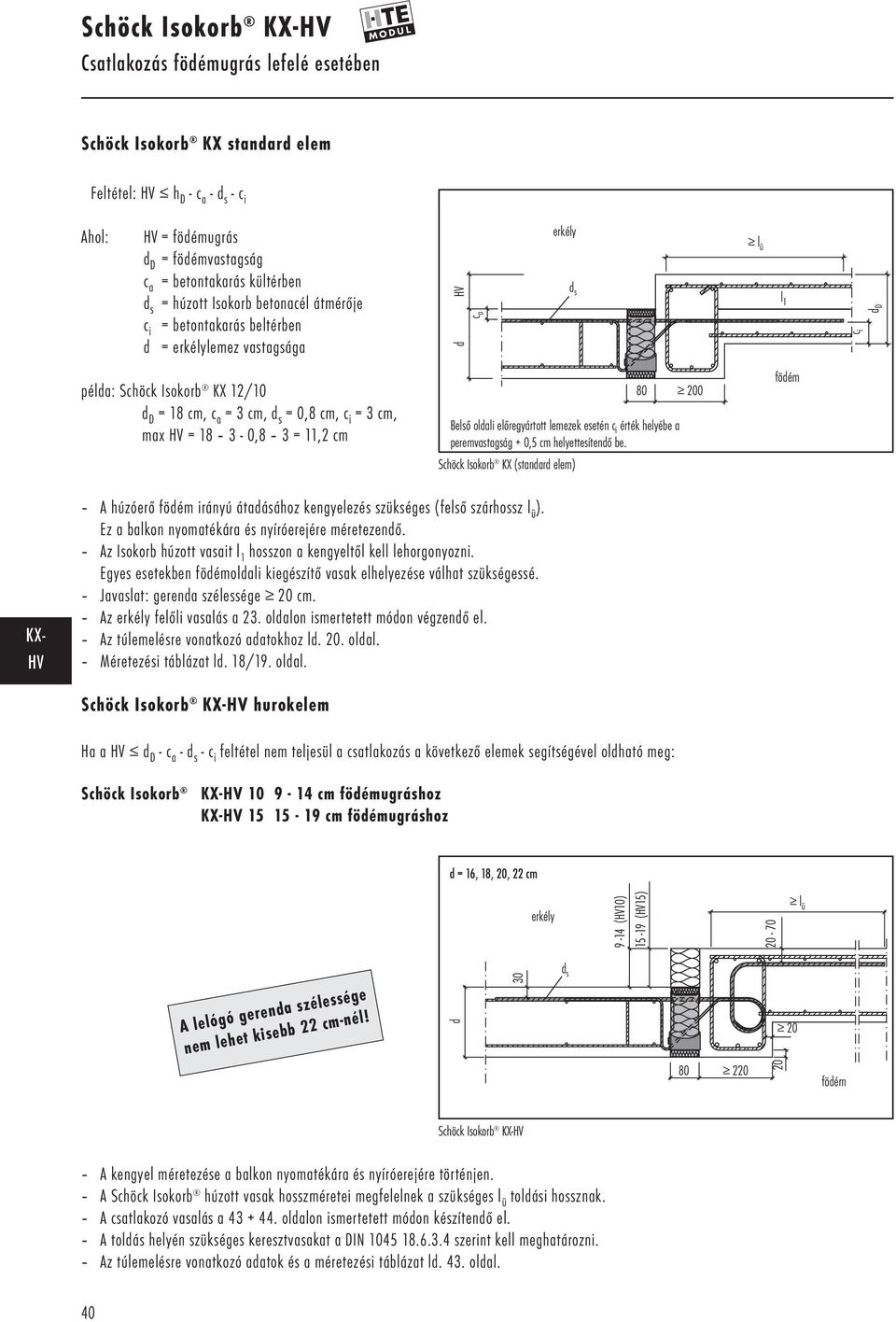 olali előregyártott lemezek esetén c i érték helyébe a peremvastagság + 0,5 cm helyettesítenő be.