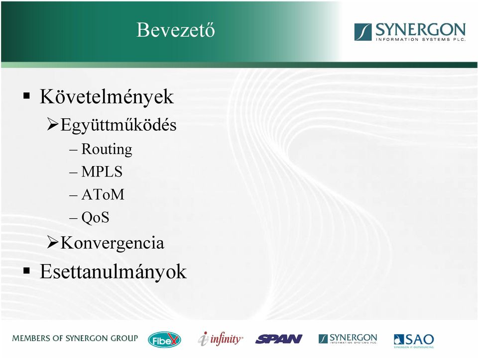 Együttműködés Routing