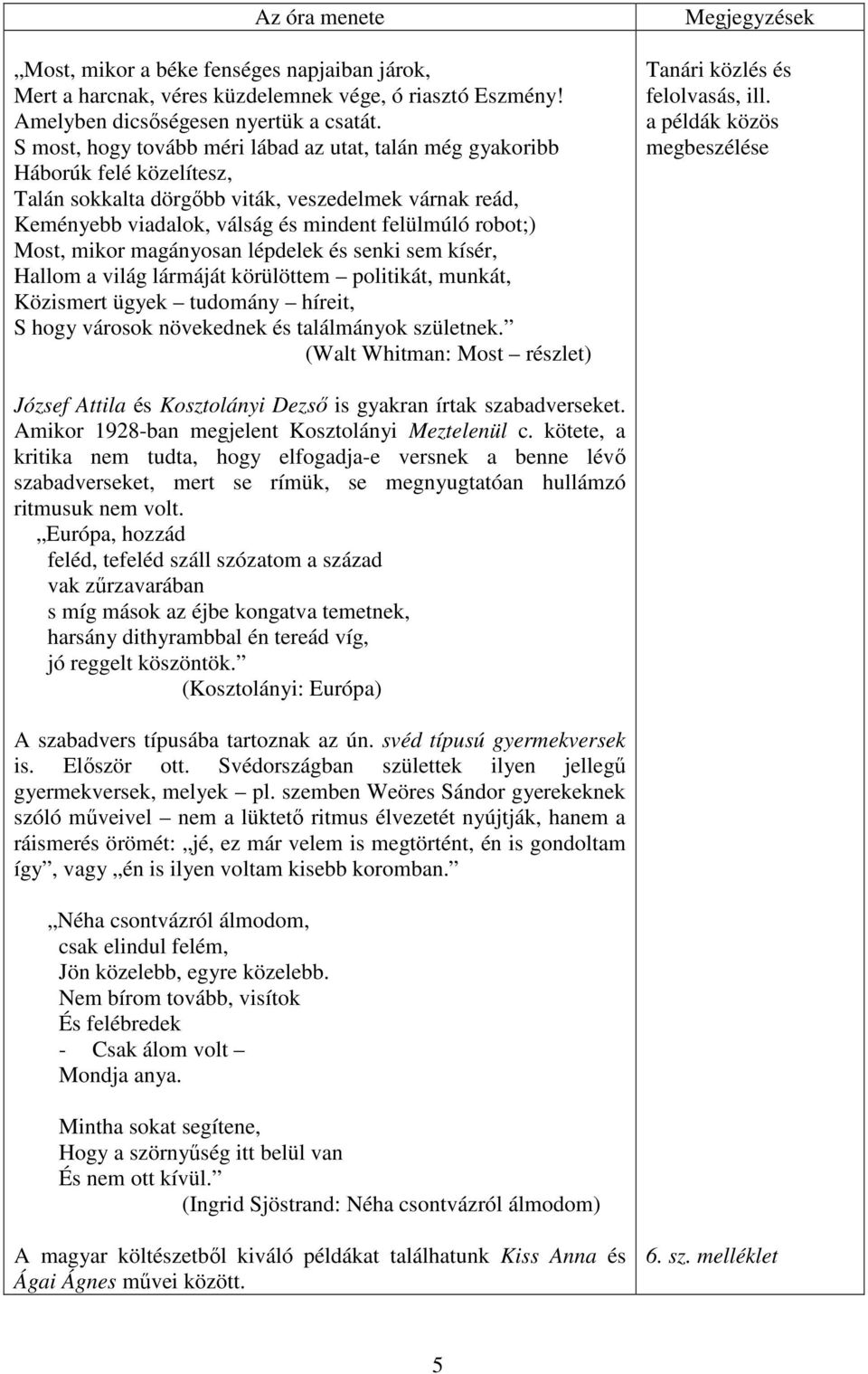 Most, mikor magányosan lépdelek és senki sem kísér, Hallom a világ lármáját körülöttem politikát, munkát, Közismert ügyek tudomány híreit, S hogy városok növekednek és találmányok születnek.