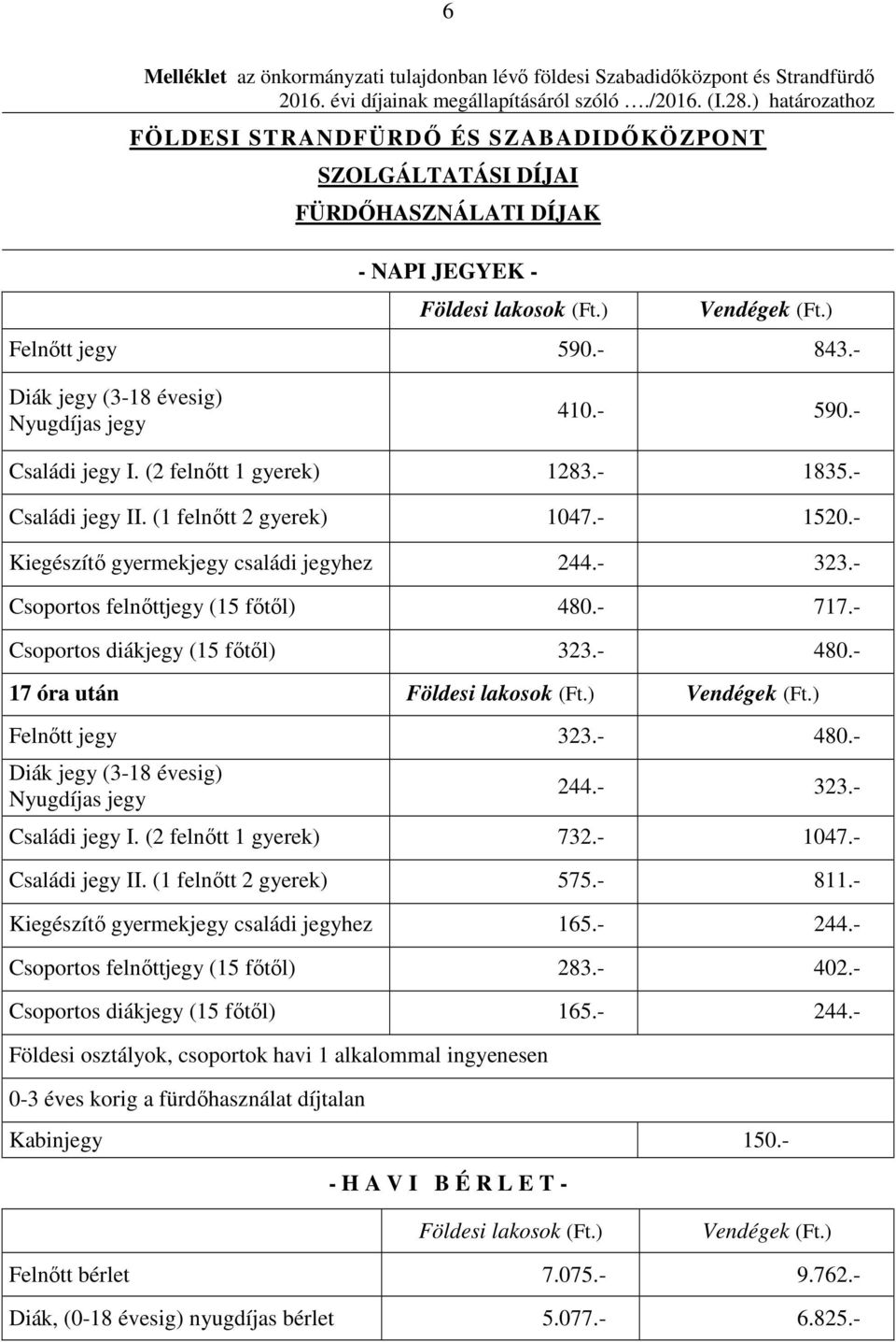 (2 felnőtt 1 gyerek) 1283.- 1835.- Családi jegy II. (1 felnőtt 2 gyerek) 1047.- 1520.- Kiegészítő gyermekjegy családi jegyhez 244.- 323.- Csoportos felnőttjegy (15 főtől) 480.- 717.