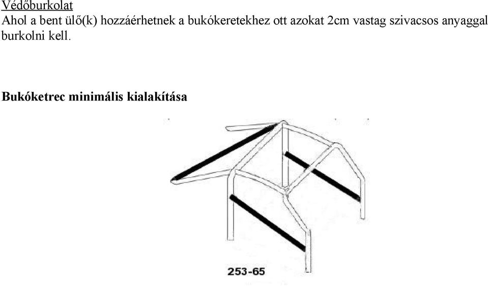 azokat 2cm vastag szivacsos anyaggal