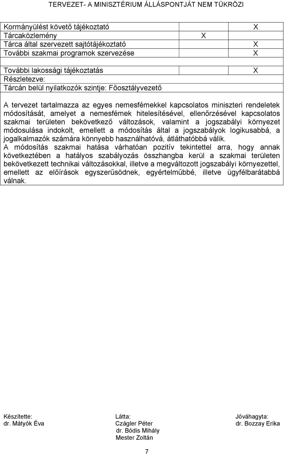 területen bekövetkező változások, valamint a jogszabályi környezet módosulása indokolt, emellett a módosítás által a jogszabályok logikusabbá, a jogalkalmazók számára könnyebb használhatóvá,