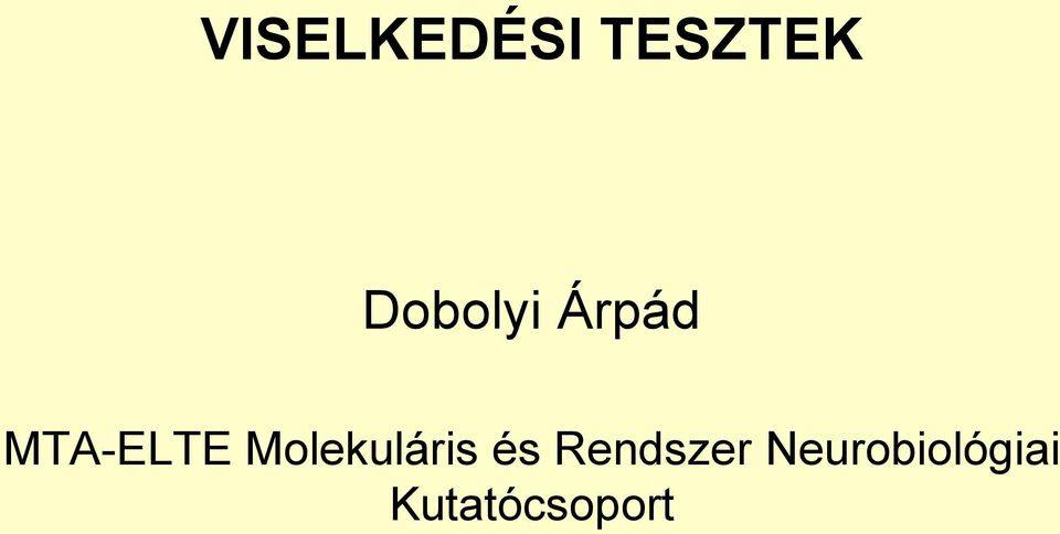 Molekuláris és Rendszer