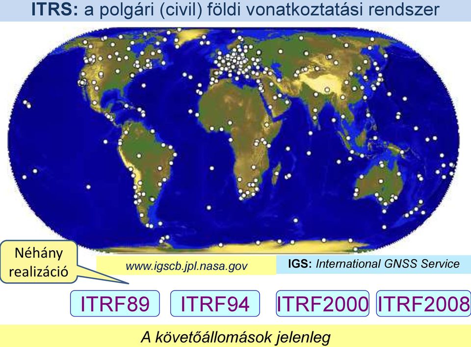 gov IGS: International GNSS Service ITRF89