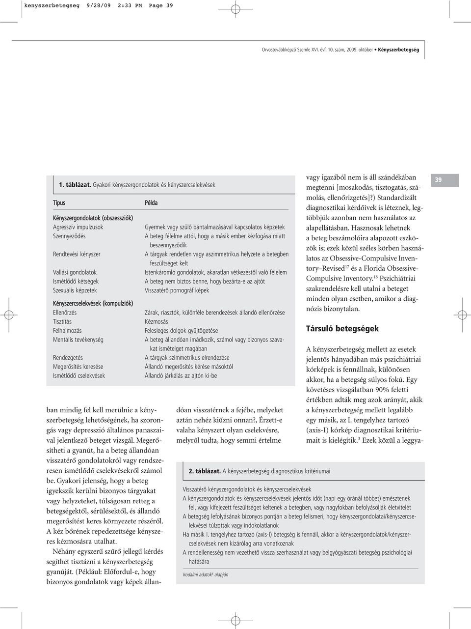 A kényszerbetegség kivizsgálása és kezelése - PDF Free Download