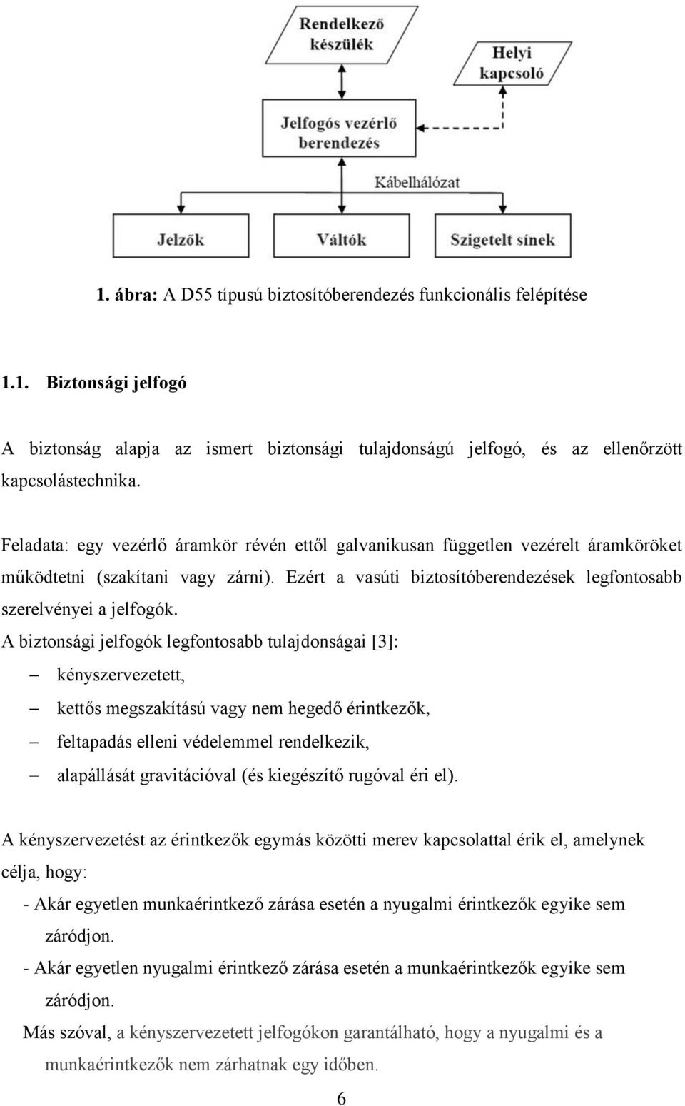 A biztonsági jelfogók legfontosabb tulajdonságai [3]: kényszervezetett, kettős megszakítású vagy nem hegedő érintkezők, feltapadás elleni védelemmel rendelkezik, alapállását gravitációval (és