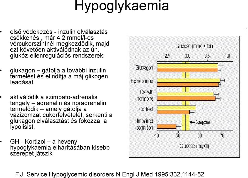 szimpato-adrenalis tengely adrenalin és noradrenalin termelődik amely gátolja a vázizomzat cukorfelvételét, serkenti a glukagon elválasztást és