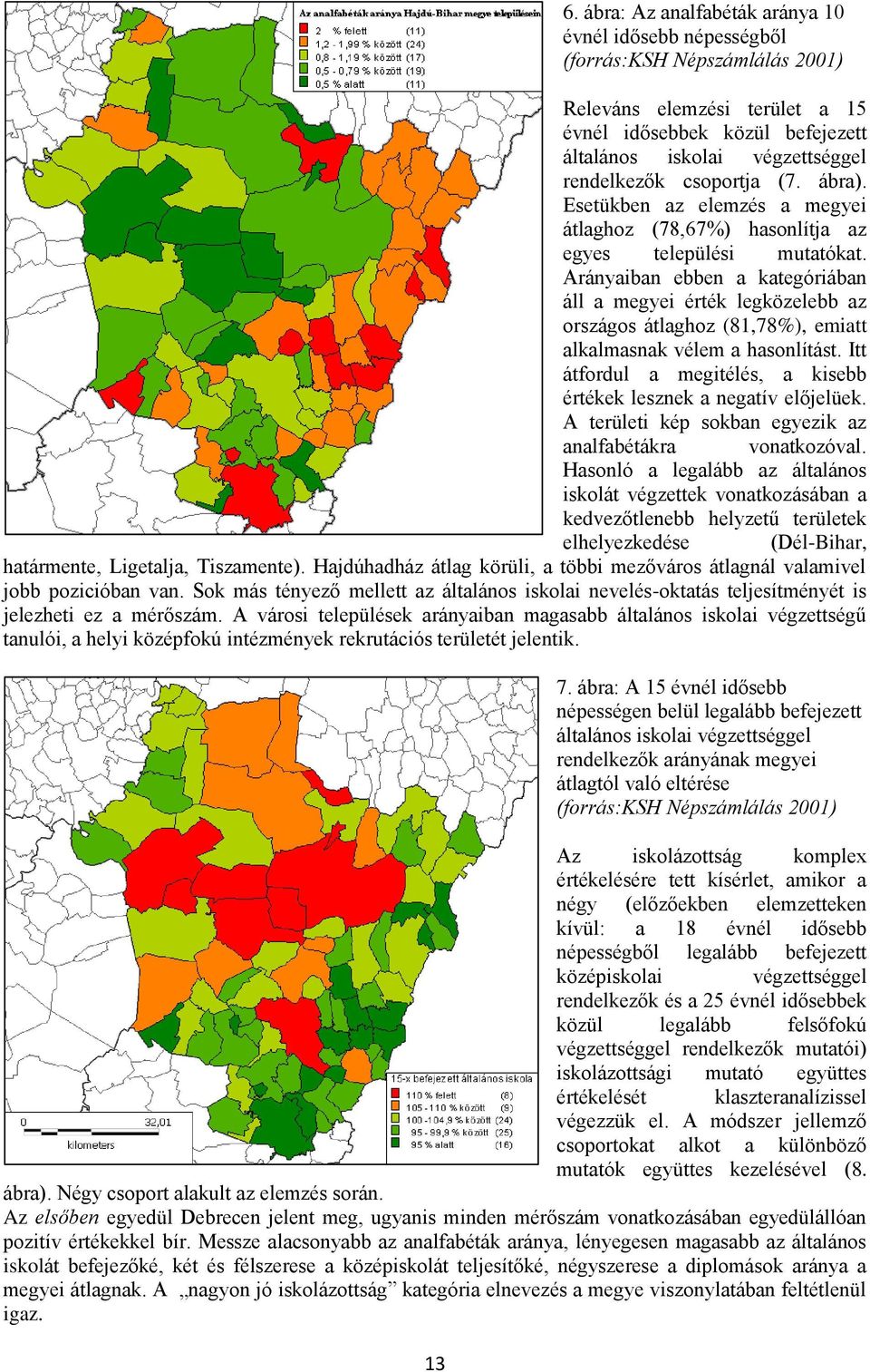 Arányaiban ebben a kategóriában áll a megyei érték legközelebb az országos átlaghoz (81,78%), emiatt alkalmasnak vélem a hasonlítást.