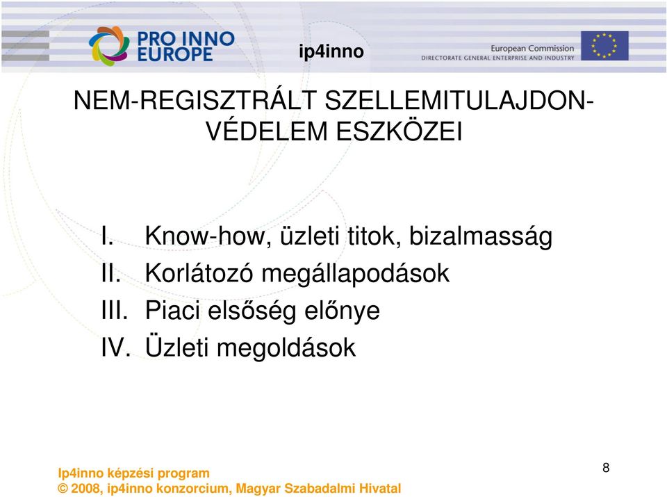 Know-how, üzleti titok, bizalmasság II.