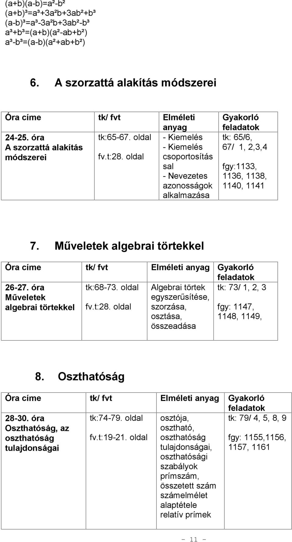 MATEMATIKA 9. osztály Segédanyag 4 óra/hét - PDF Free Download