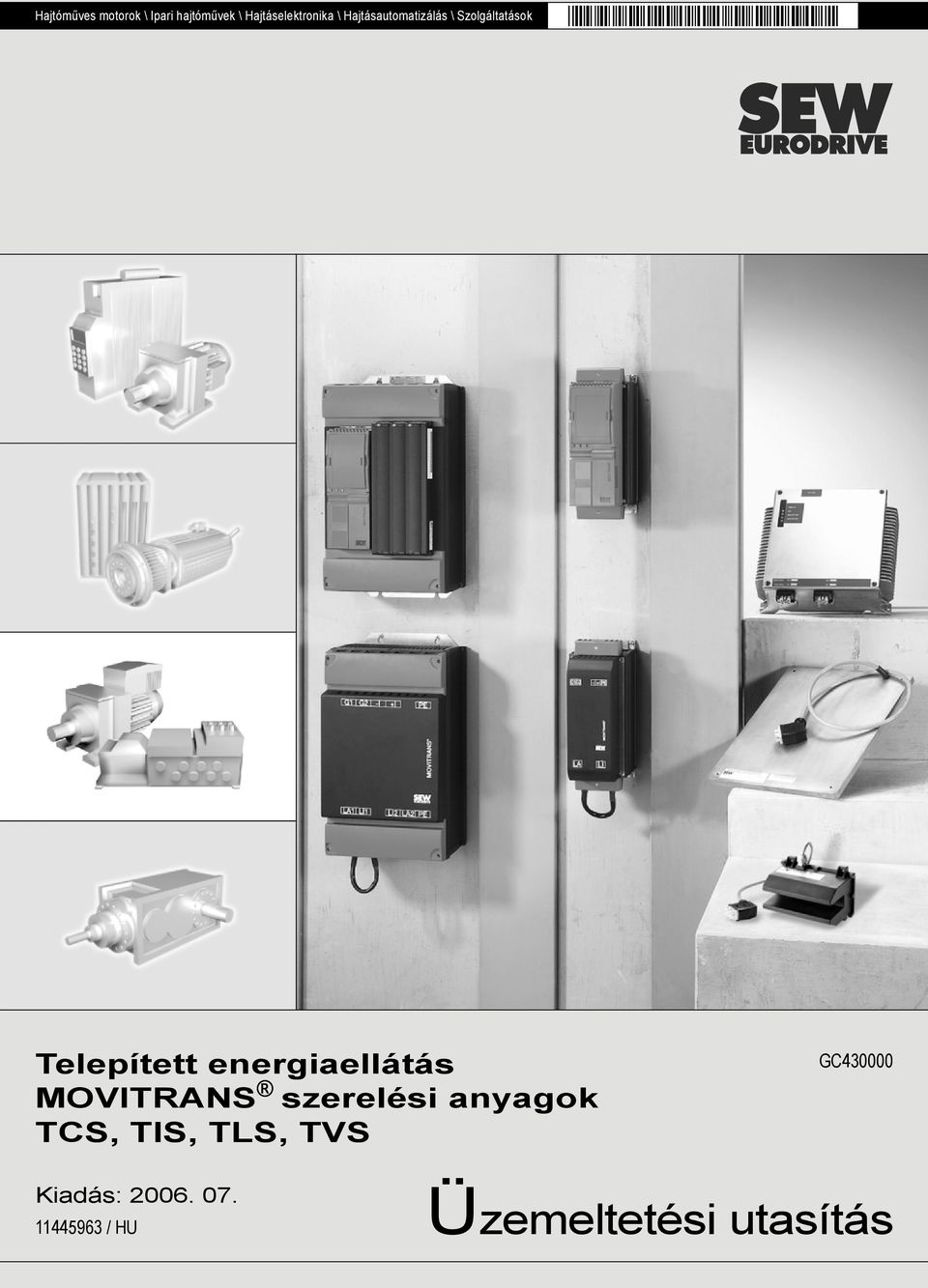 energiaellátás MOVITRANS szerelési anyagok TCS, TIS, TLS,