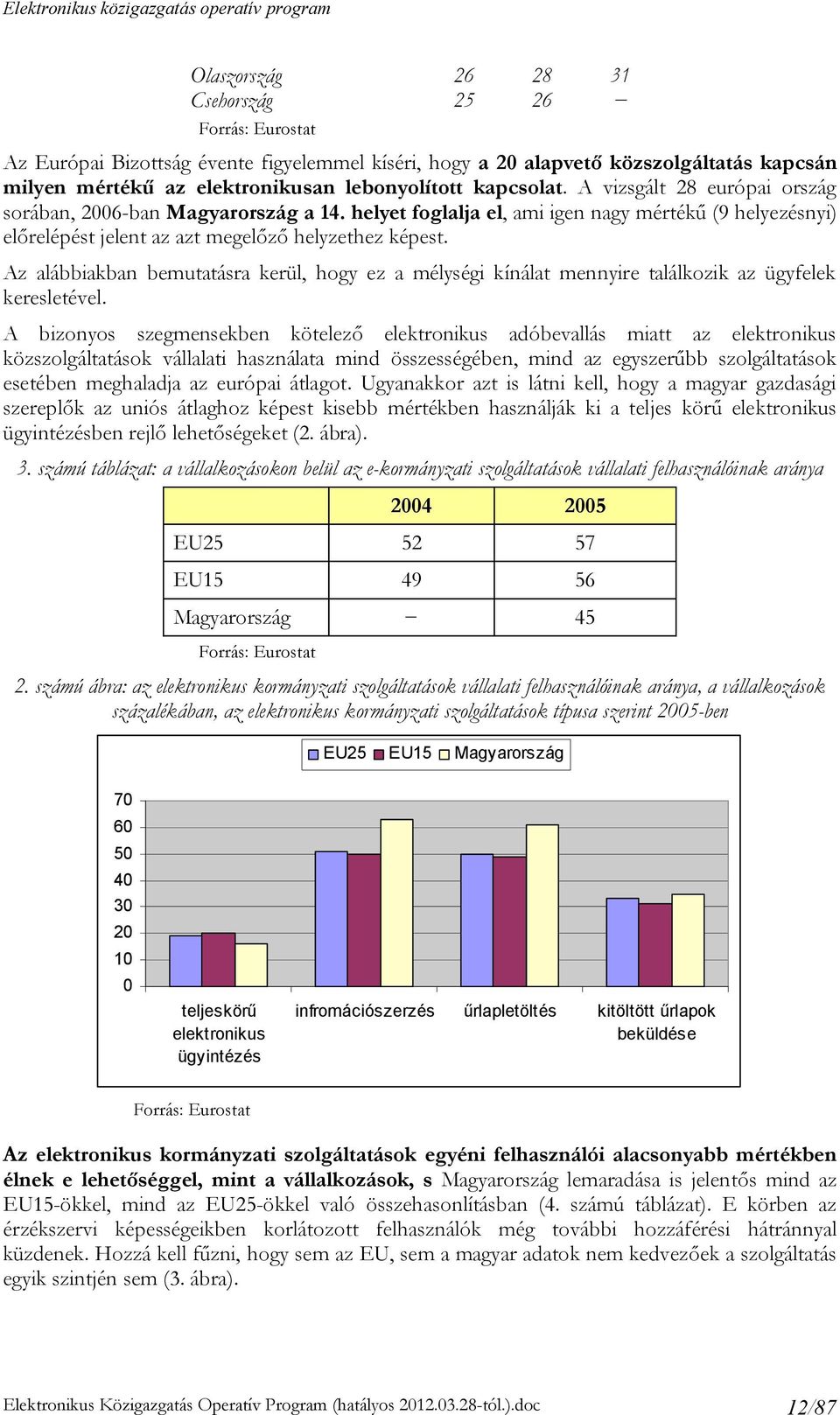 Az alábbiakban bemutatásra kerül, hogy ez a mélységi kínálat mennyire találkozik az ügyfelek keresletével.