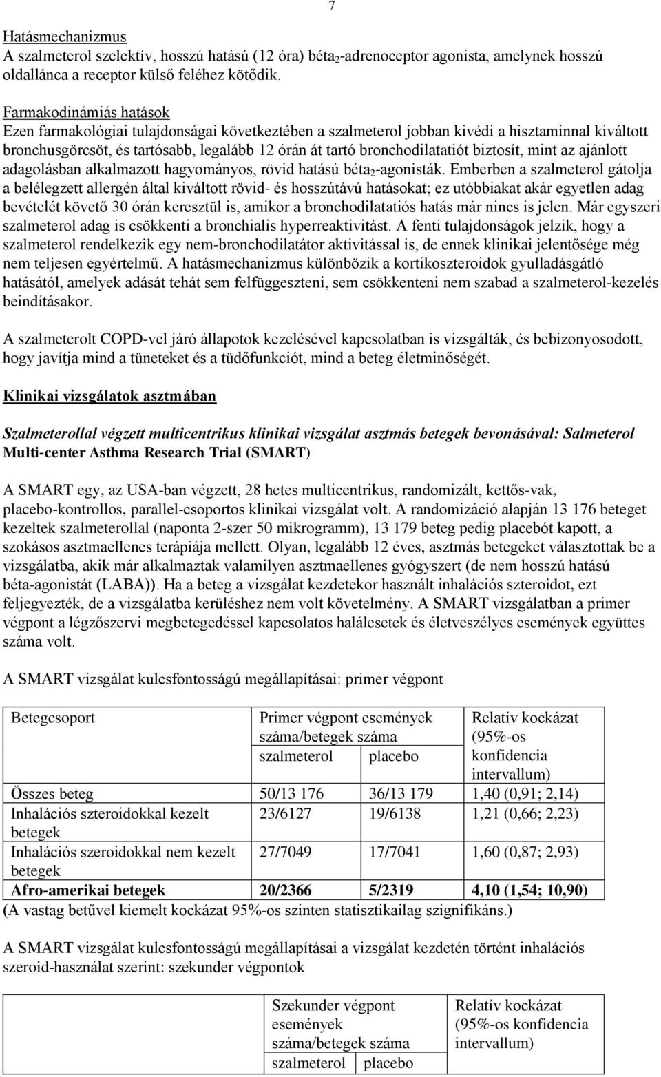 bronchodilatatiót biztosít, mint az ajánlott adagolásban alkalmazott hagyományos, rövid hatású béta 2 -agonisták.