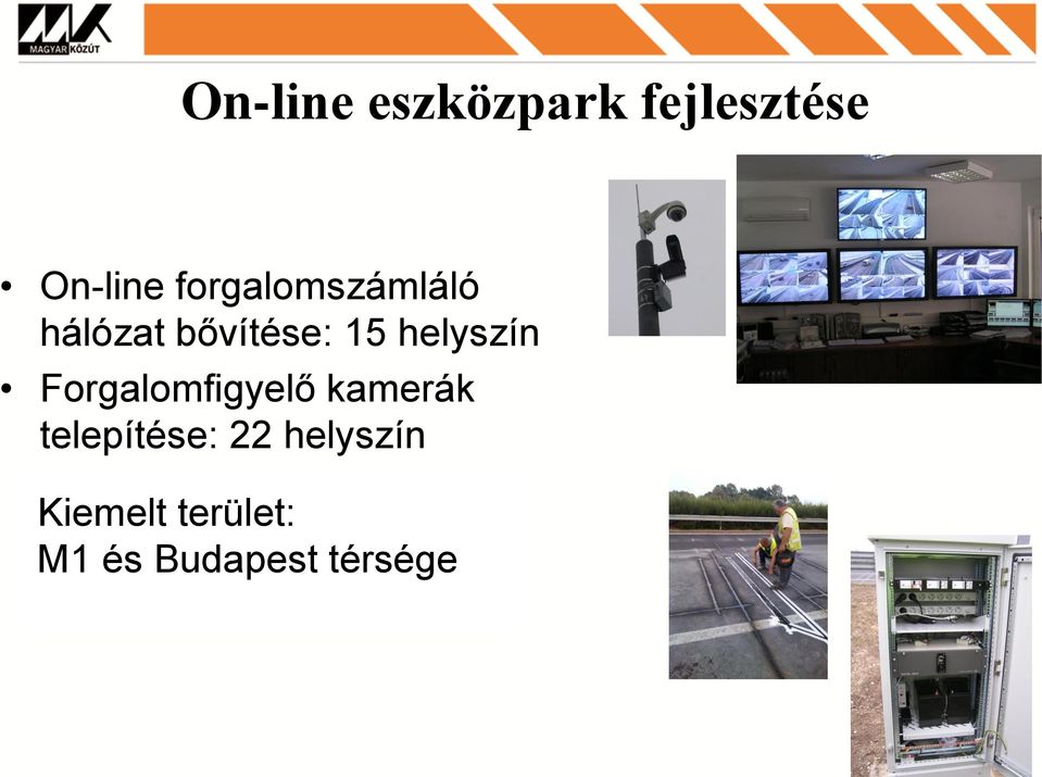 helyszín Forgalomfigyelő kamerák