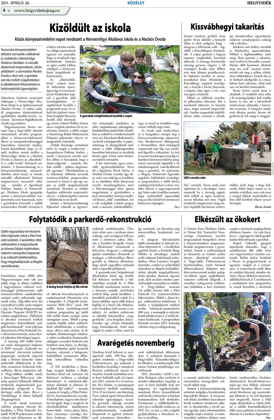 Általános Iskolában.
