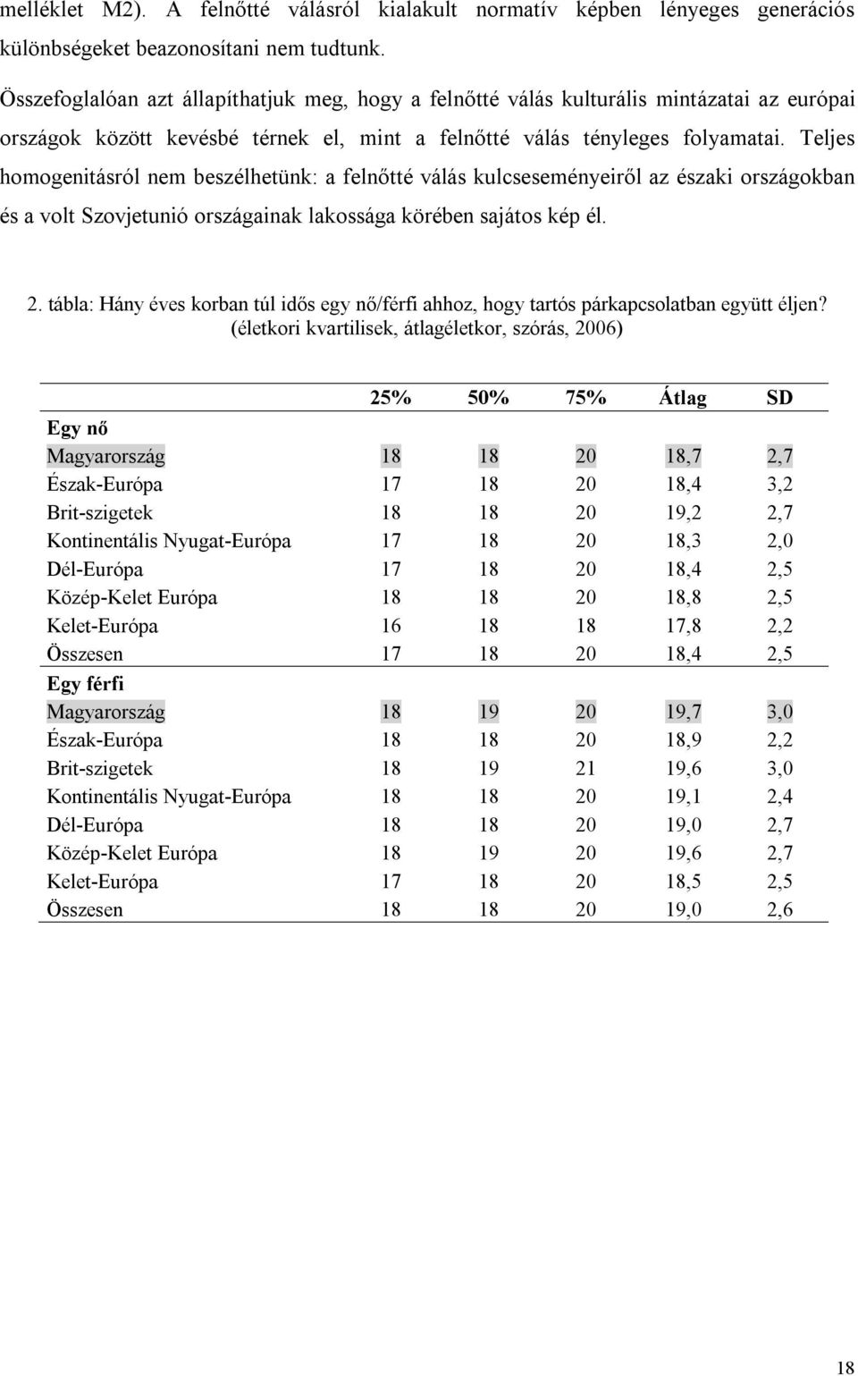 Teljes homogenitásról nem beszélhetünk: a felnőtté válás kulcseseményeiről az északi országokban és a volt Szovjetunió országainak lakossága körében sajátos kép él. 2.