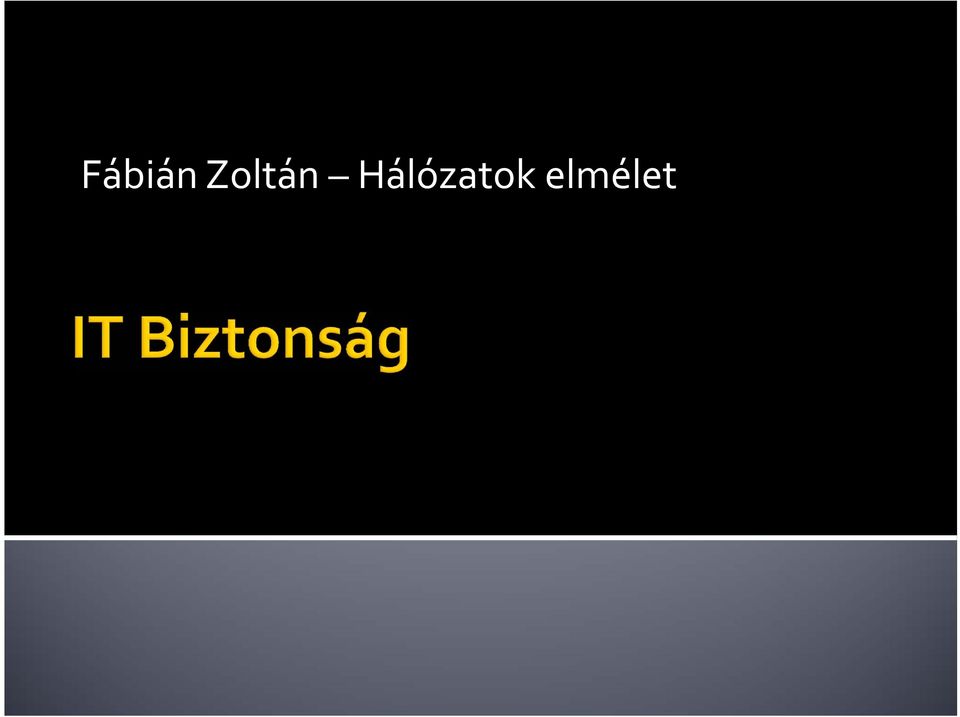Hálózatok