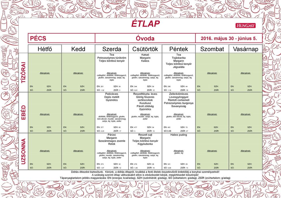 Petrezselymes burgonya kén-dioxid, mustár, szezámmag, szója, tej,, glutén, mustár, szója, tej,, glutén, kén-dioxid, tej,, 577 82 477 54