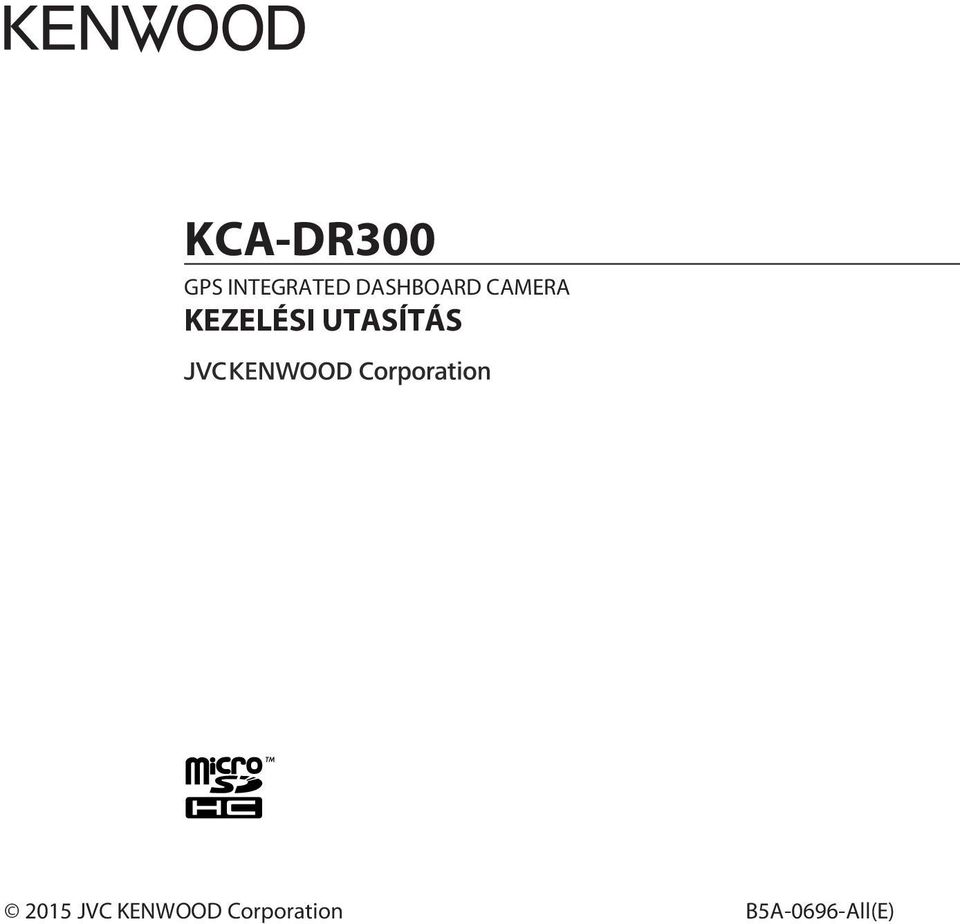 UTASÍTÁS 2015 JVC KENWOOD