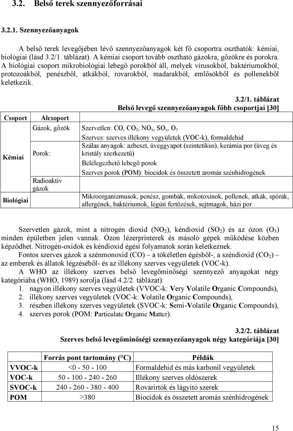 A biológiai csoport mikrobiológiai lebegő porokból áll, melyek vírusokból, baktériumokból, protozoákból, penészből, atkákból, rovarokból, madarakból, emlősökből és pollenekből keletkezik.