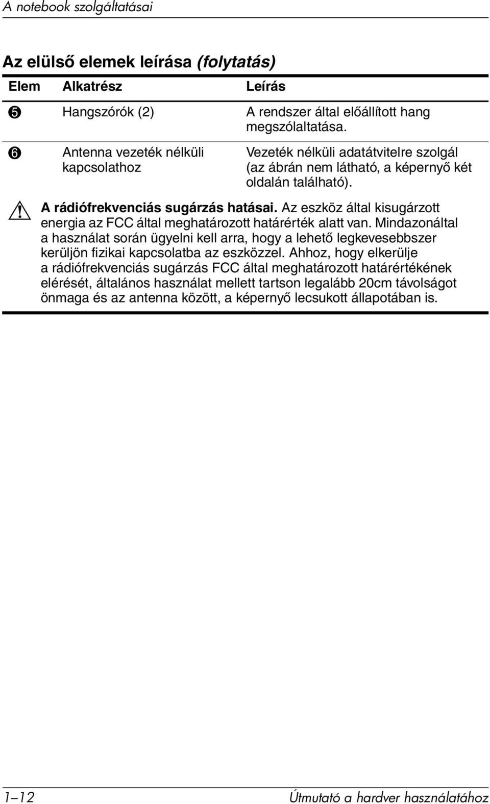 Az eszköz által kisugárzott energia az FCC által meghatározott határérték alatt van.