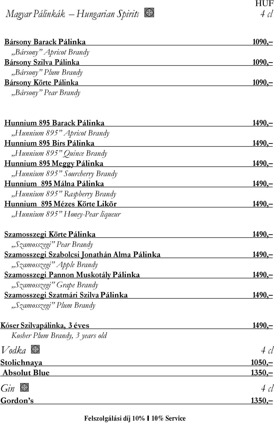 Hunnium 895 Raspberry Brandy Hunnium 895 Mézes Körte Likõr 1490, Hunnium 895 Honey-Pear liqueur Szamosszegi Körte Pálinka 1490, Szamosszegi Pear Brandy Szamosszegi Szabolcsi Jonathán Alma Pálinka