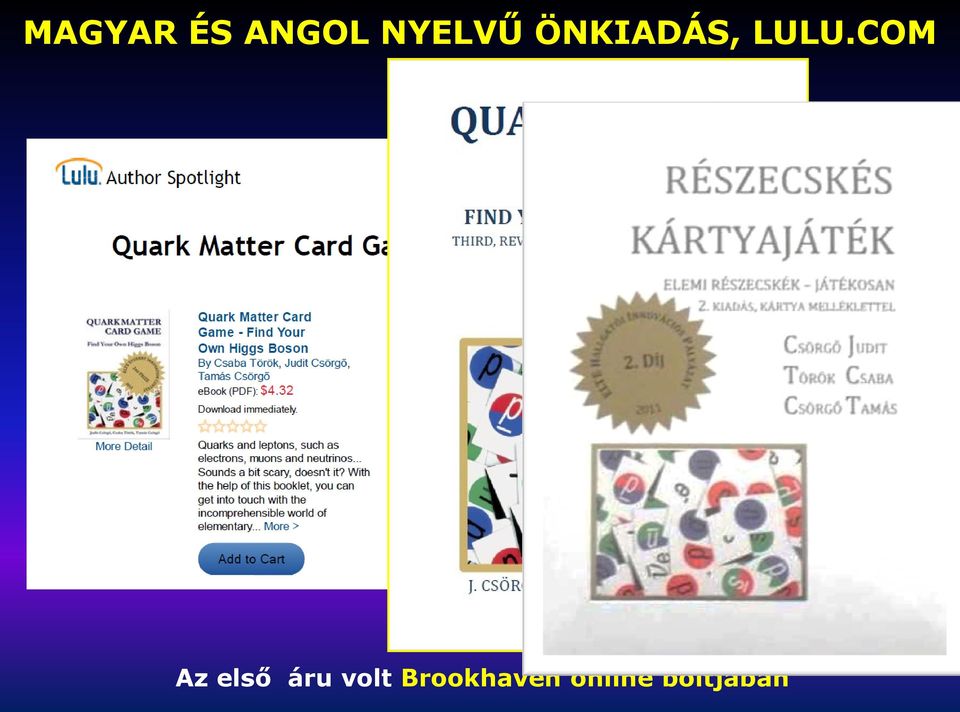 COM Az első áru volt