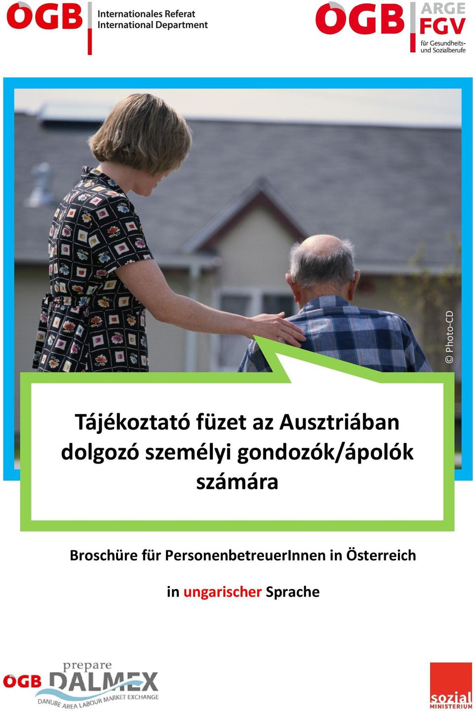 gondozók/ápolók számára Broschüre für