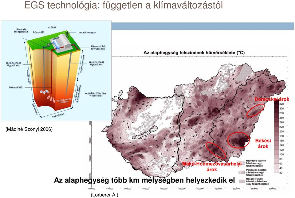 2006) Az alaphegység több km