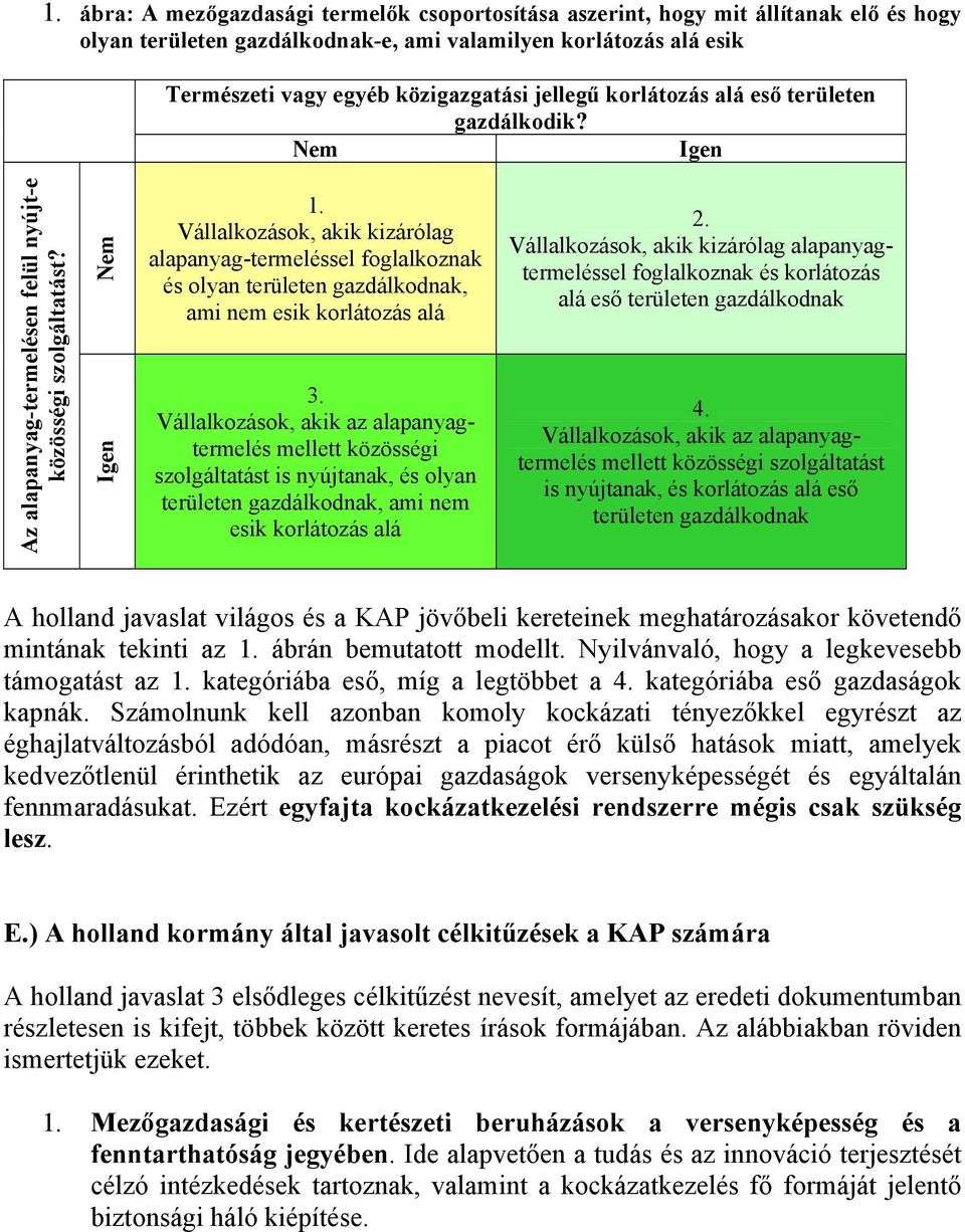 Vállalkozások, akik kizárólag alapanyag-termeléssel foglalkoznak és olyan területen gazdálkodnak, ami nem esik korlátozás alá 3.