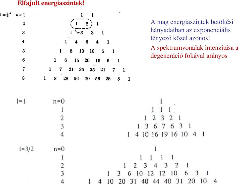 hányadaiban az exponenciális tényezı