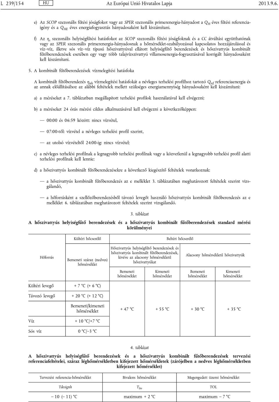 f) Az η s szezonális helyiségfűtési hatásfokot az SCOP szezonális fűtési jóságfoknak és a CC átváltási együtthatónak az SPER szezonális primerenergia-hányadosnak a hőmérséklet-szabályozással