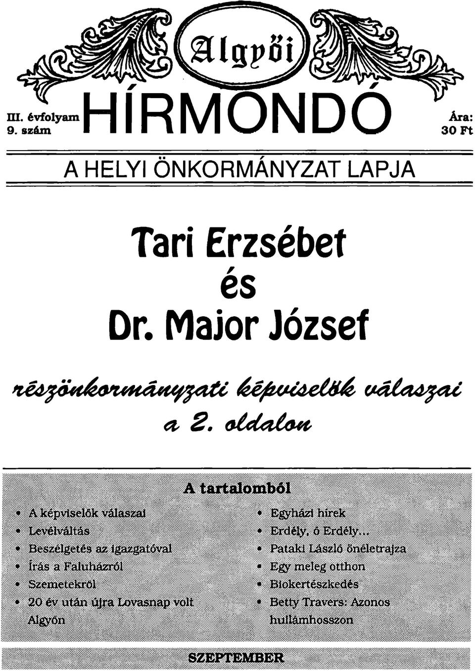 Tari Erzsébet és Dr. Major József - PDF Ingyenes letöltés