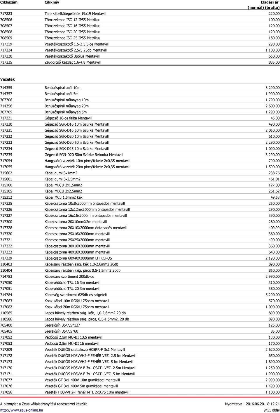 5 5-ös Mentavill Vezetékösszekötő 2,5/5 25db Mentavill Vezetékösszekötő 3pólus Mentavill Zsugorcső készlet 1,6-4,8 Mentavill 220,00 100,00 120,00 120,00 180,00 290,00 835,00 Vezeték 714355 714357