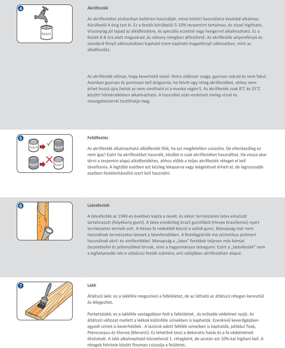 Lépésenkénti útmutató A festékek és lakkok különböző típusai - PDF Ingyenes  letöltés