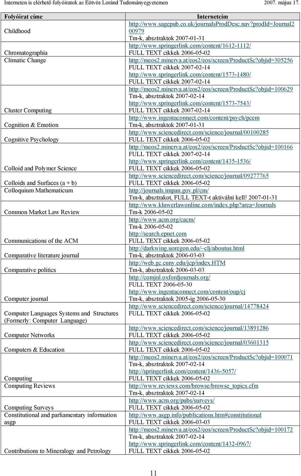 Computers & Education Computing Computing Reviews Computing Surveys Constitutional and parliamentary information asgp Contributions to Mineralogy and Petrology http://www.sagepub.co.