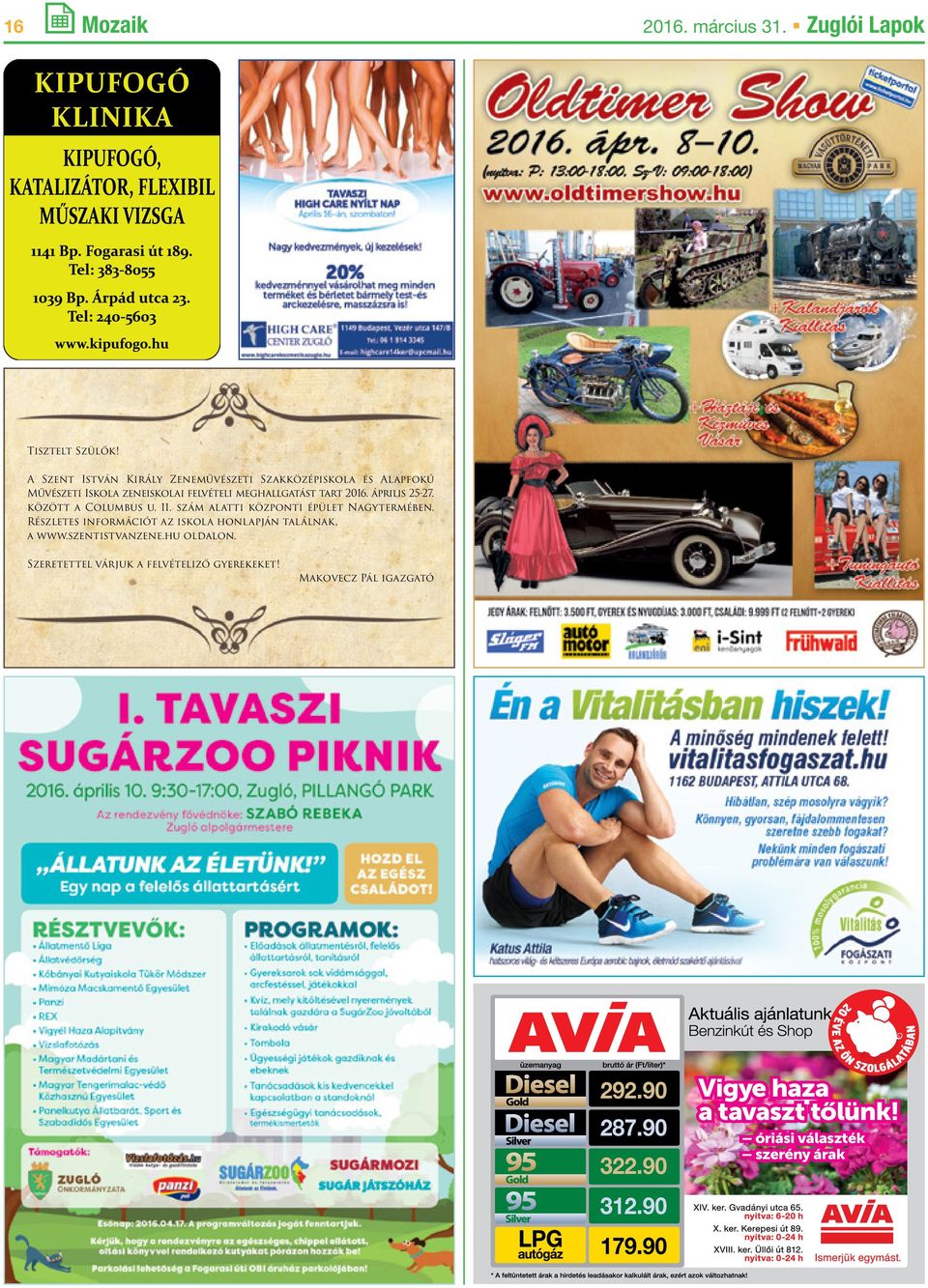 április 25-27. között a Columbus u. 11. szám alatti központi épület Nagytermében.