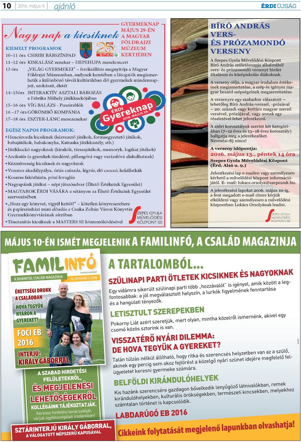 A verseny célja, a magyar irodalom értékeinek megismertetése, a szép és igényes magyar beszéd szépségeinek megszerettetése.