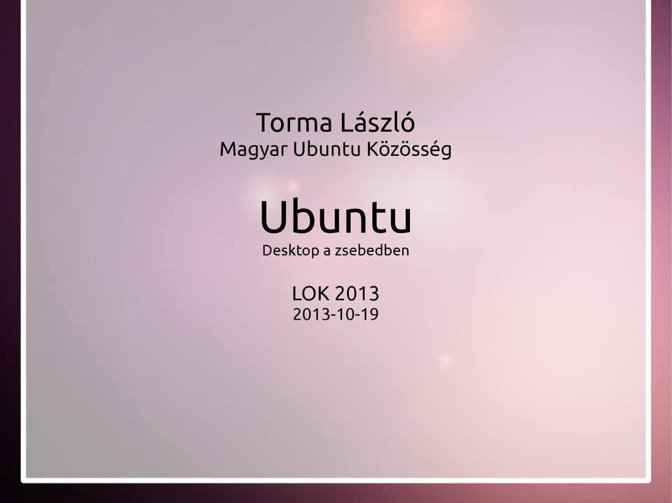 Ubuntu Desktop a